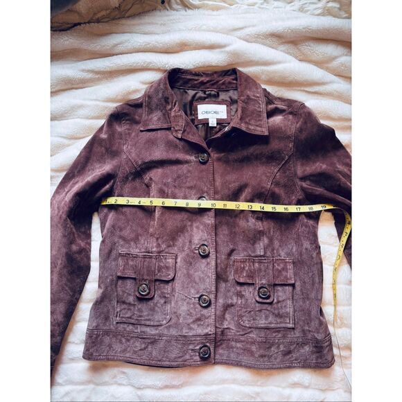 Cherokee vintage brown suede leather jacket M - Picture 7 of 8